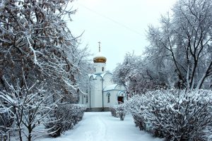Владимирский храм. Первый снег
